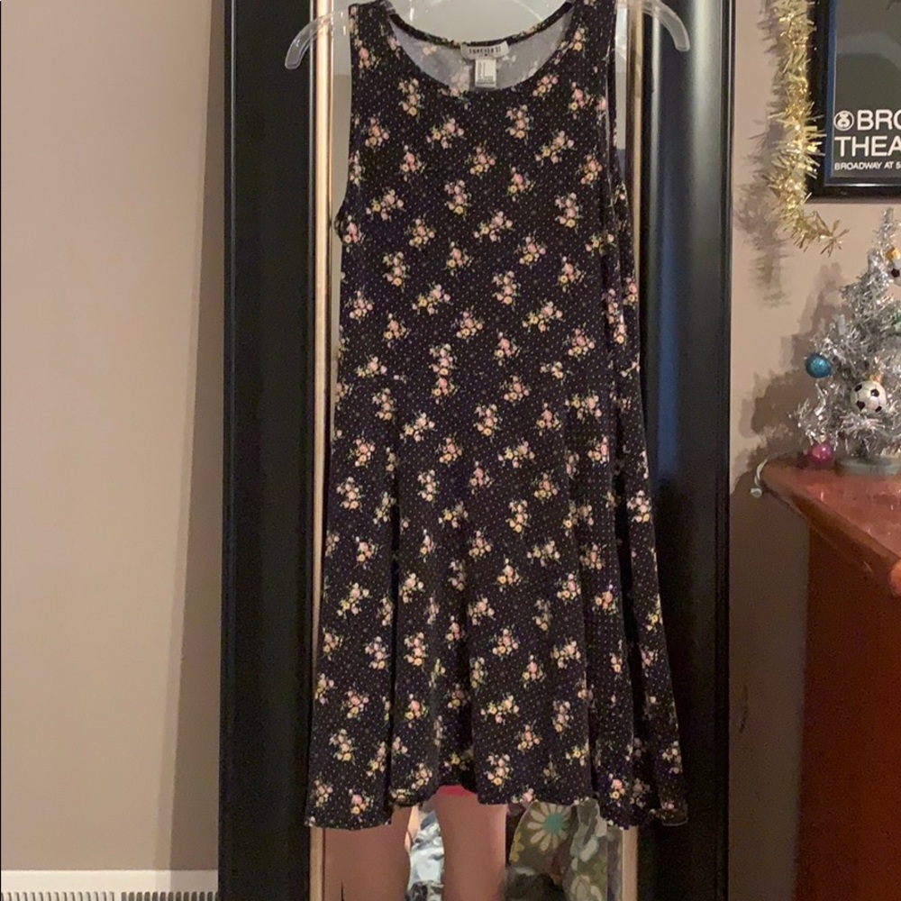 Black Floral Dress
